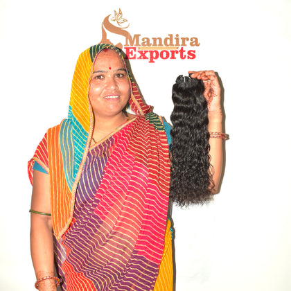 Blunt Cut 10" inch Curly hair 1 Bundle