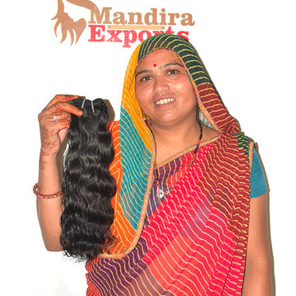 Blunt Cut 10" inch Wavy hair 1 Bundle