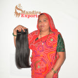 Blunt Cut 24" inch Straight hair 1 Bundle