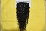 Natural Black Clip in Extension 12" inch 1 Set